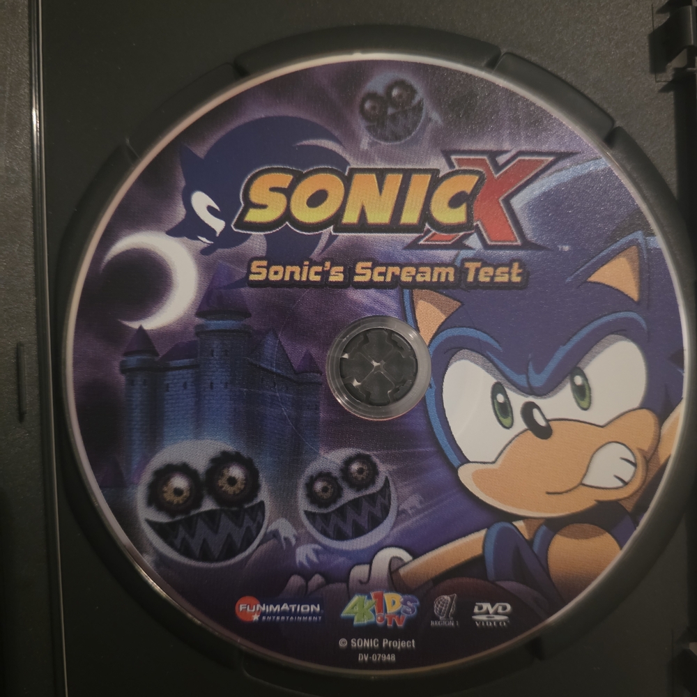 Sonic X DVD - Sonic's Scream Test